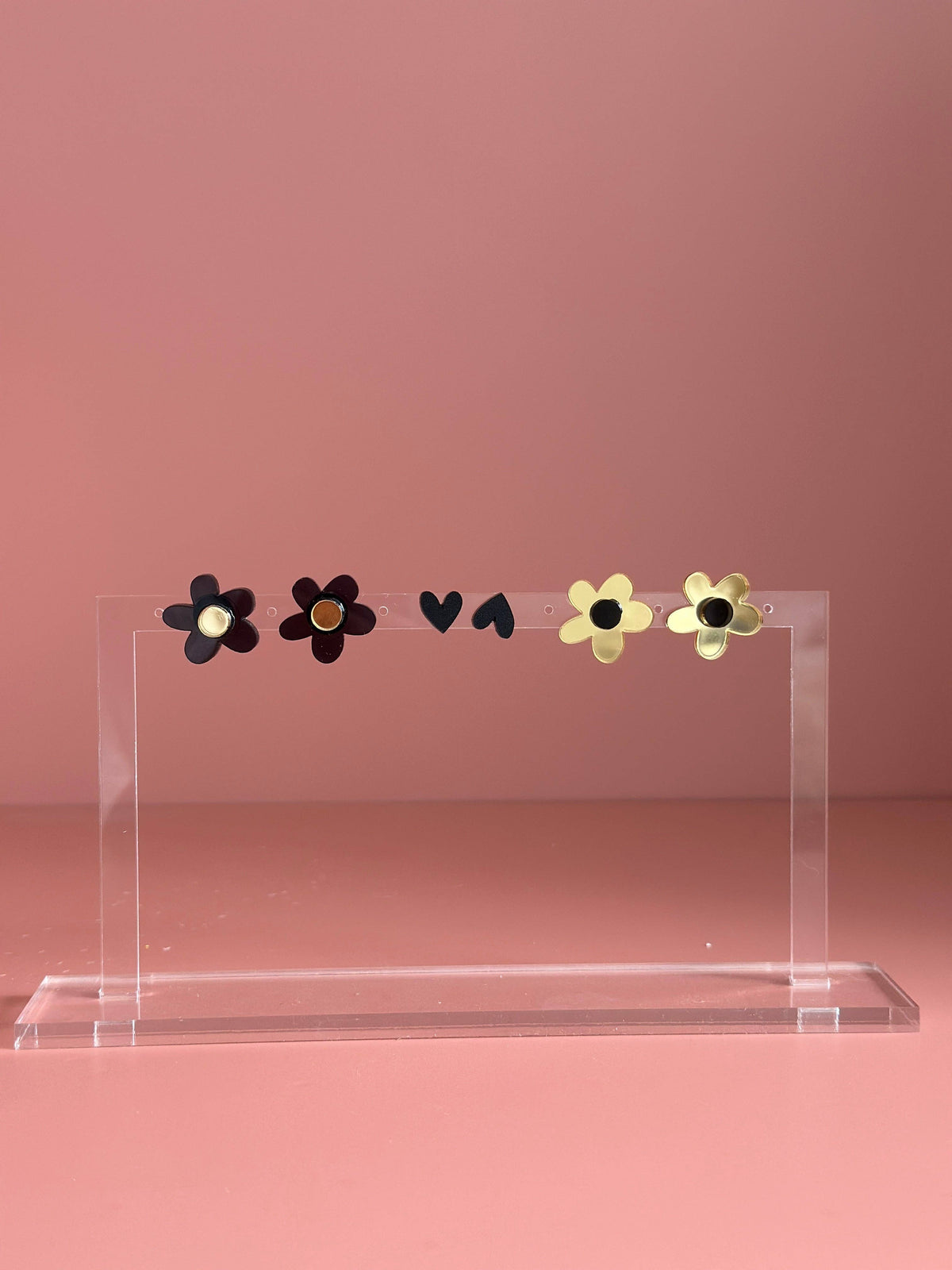 Stud Pack Trio | Black + Gold
