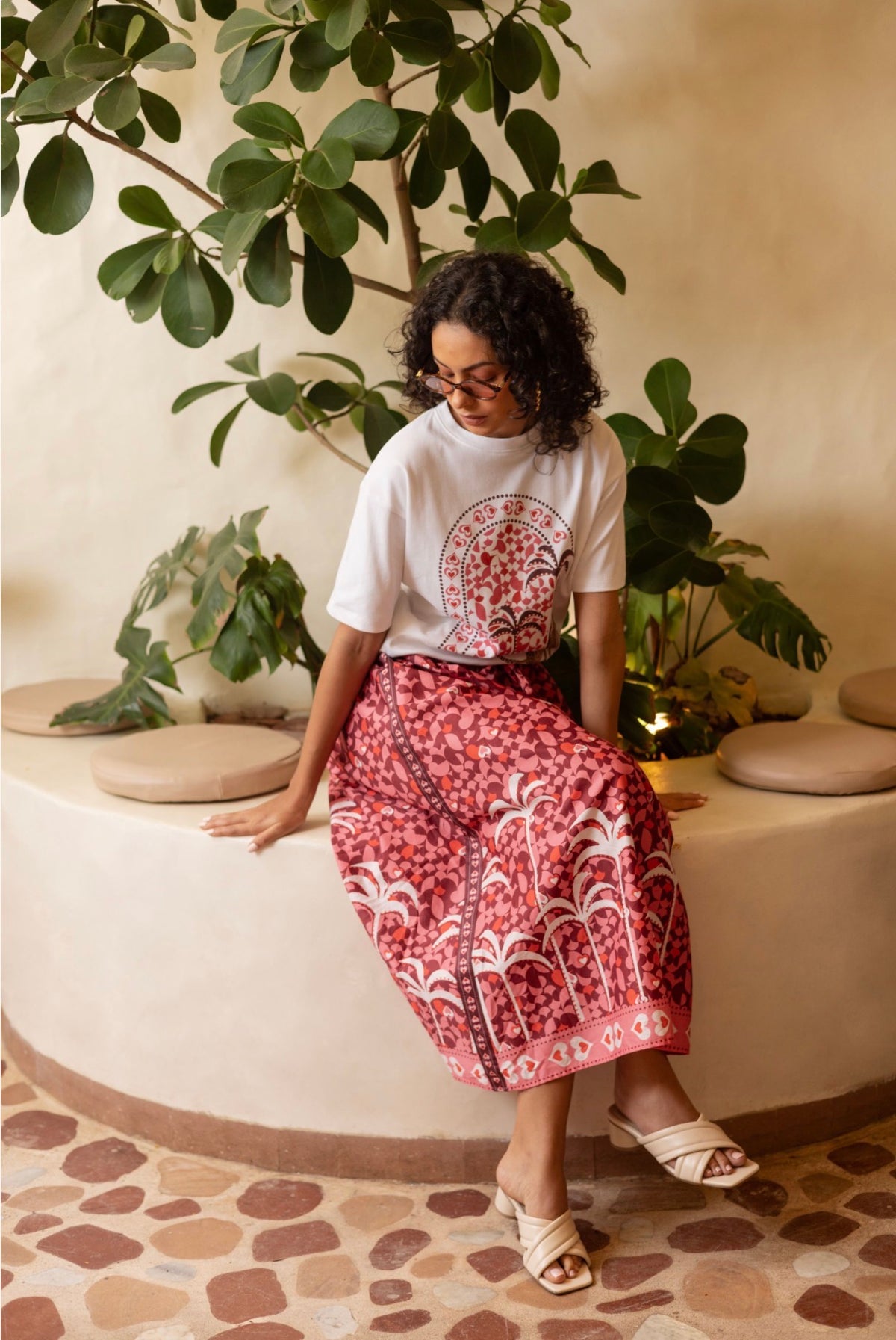 Emily Love Lock Cecil Skirt Cranberry Skirt