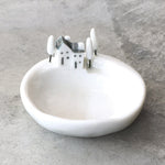 Porcelain House Bowl
