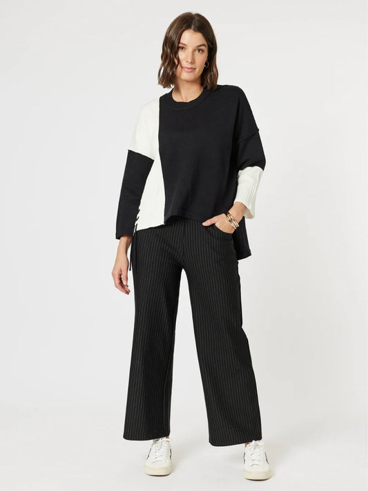 Nicky Pant - Natural/Black