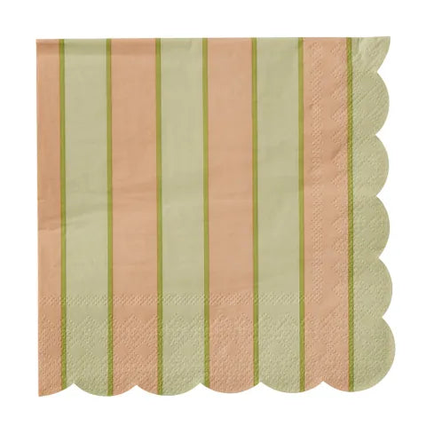 Peach/Green Carnival Napkin