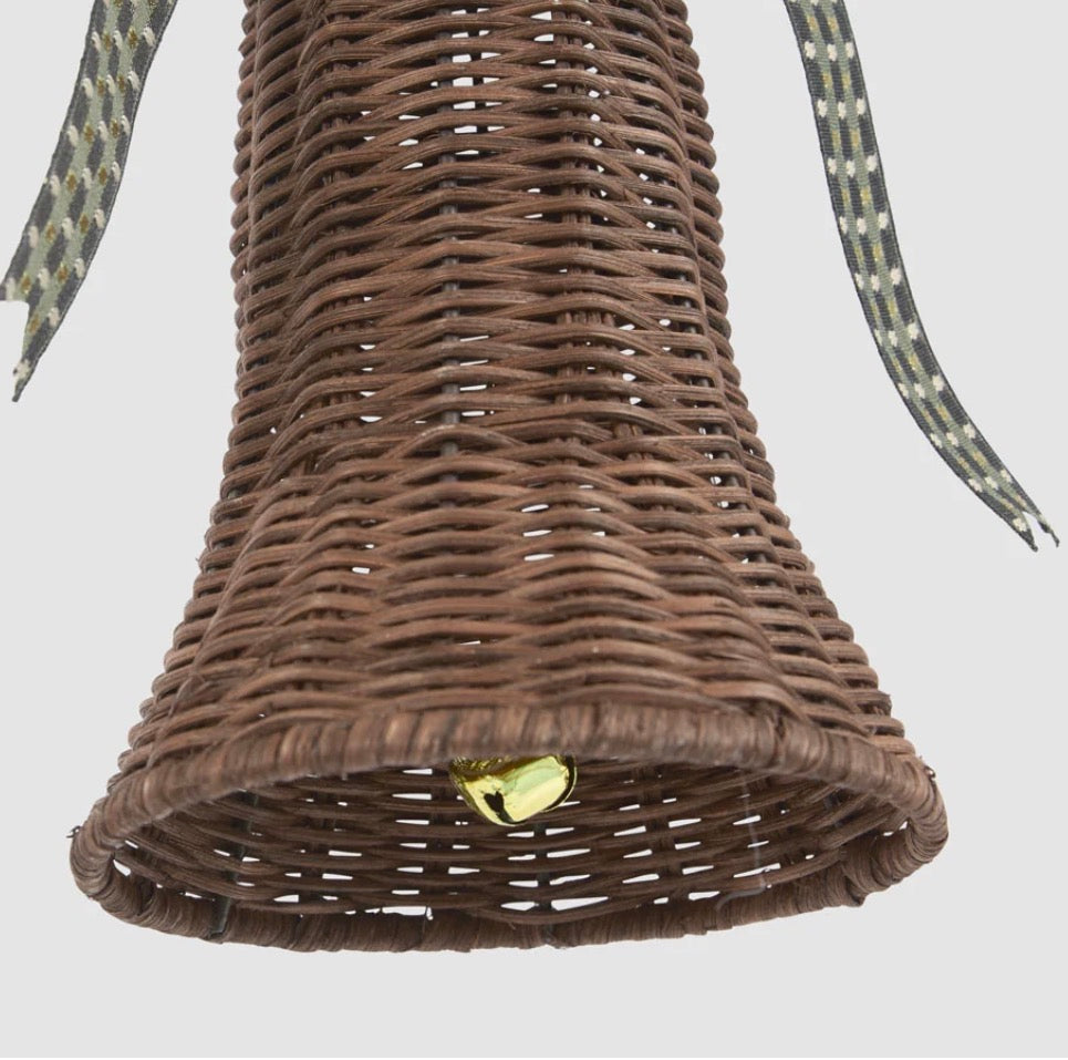 Rattan Bell Ornament