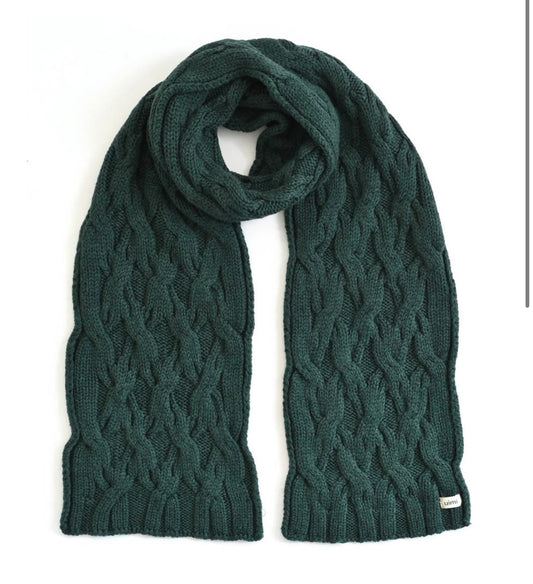 Mabel Merino Wool Scarf - Hunter