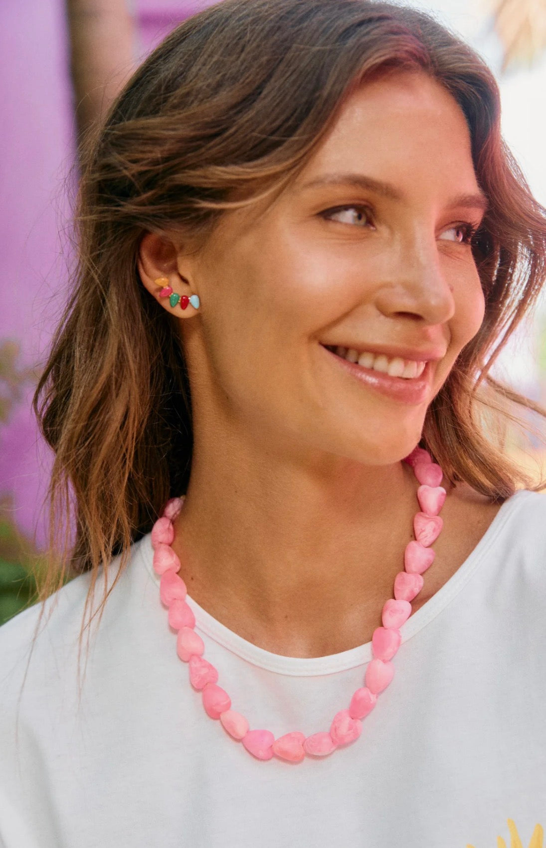 Mykonos Necklace - Pink
