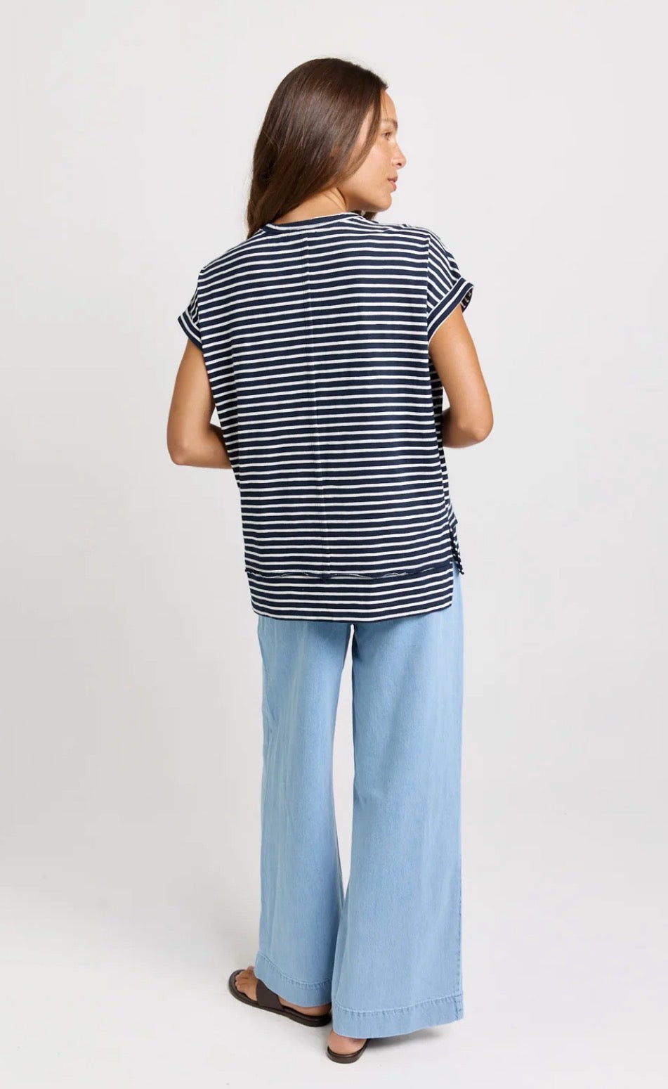Shirley Short Sleeve Tee Navy