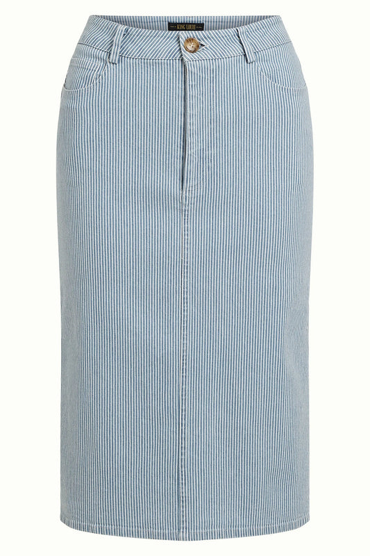 King Louie Prisca Skirt - Denim Stripe
