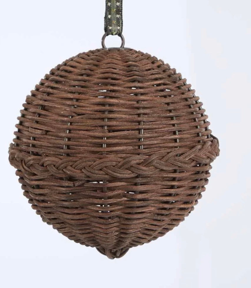 Rattan Bauble Ornament