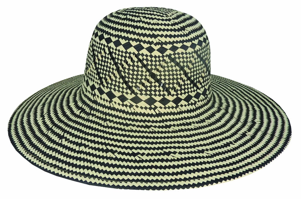Poppi Wave Capeline Hat - Natural/Black