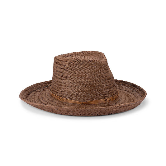Alexa Woven Turned Brim Hat