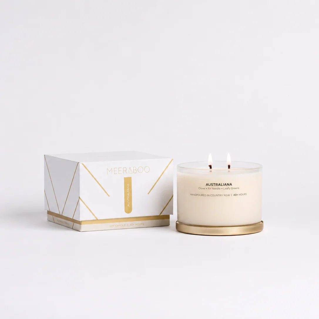 Australiana Gold Lid Soy Candle