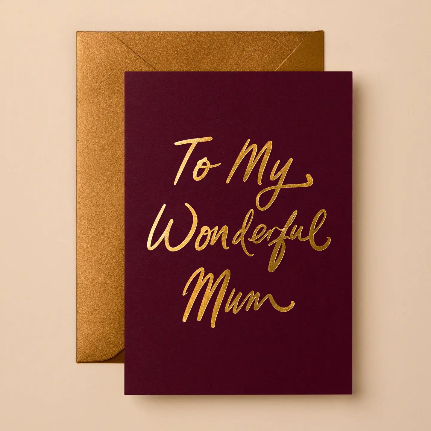 To My Wonderful Mum - Greeting Card