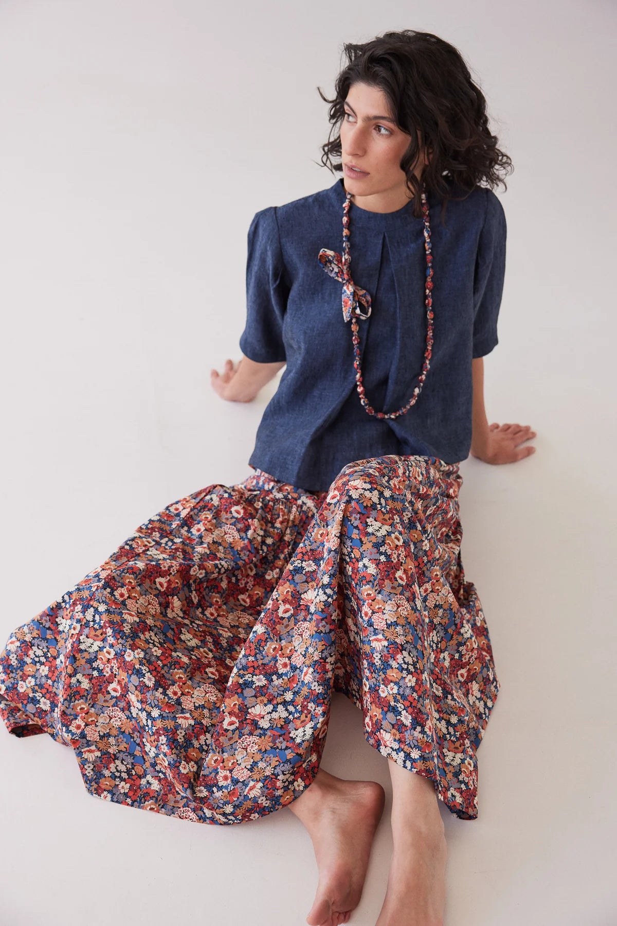 Eva’s Sunday Loretta Reversible Top - Navy