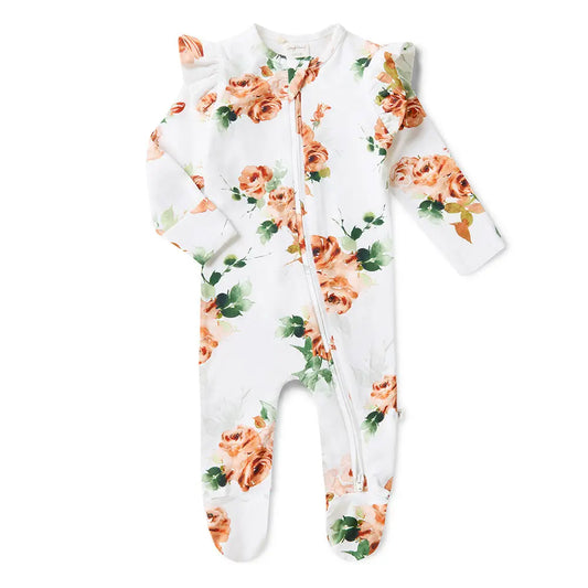 Sleepsuit Footie - Rosebud