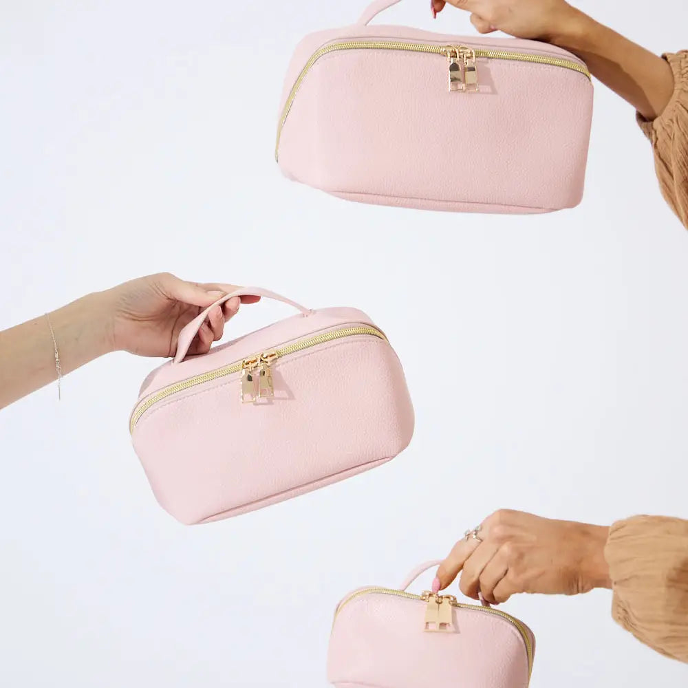 Cosmetic Beauty Bag - Light Pink