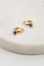 Zafino Tess Earring - Gold/Navy