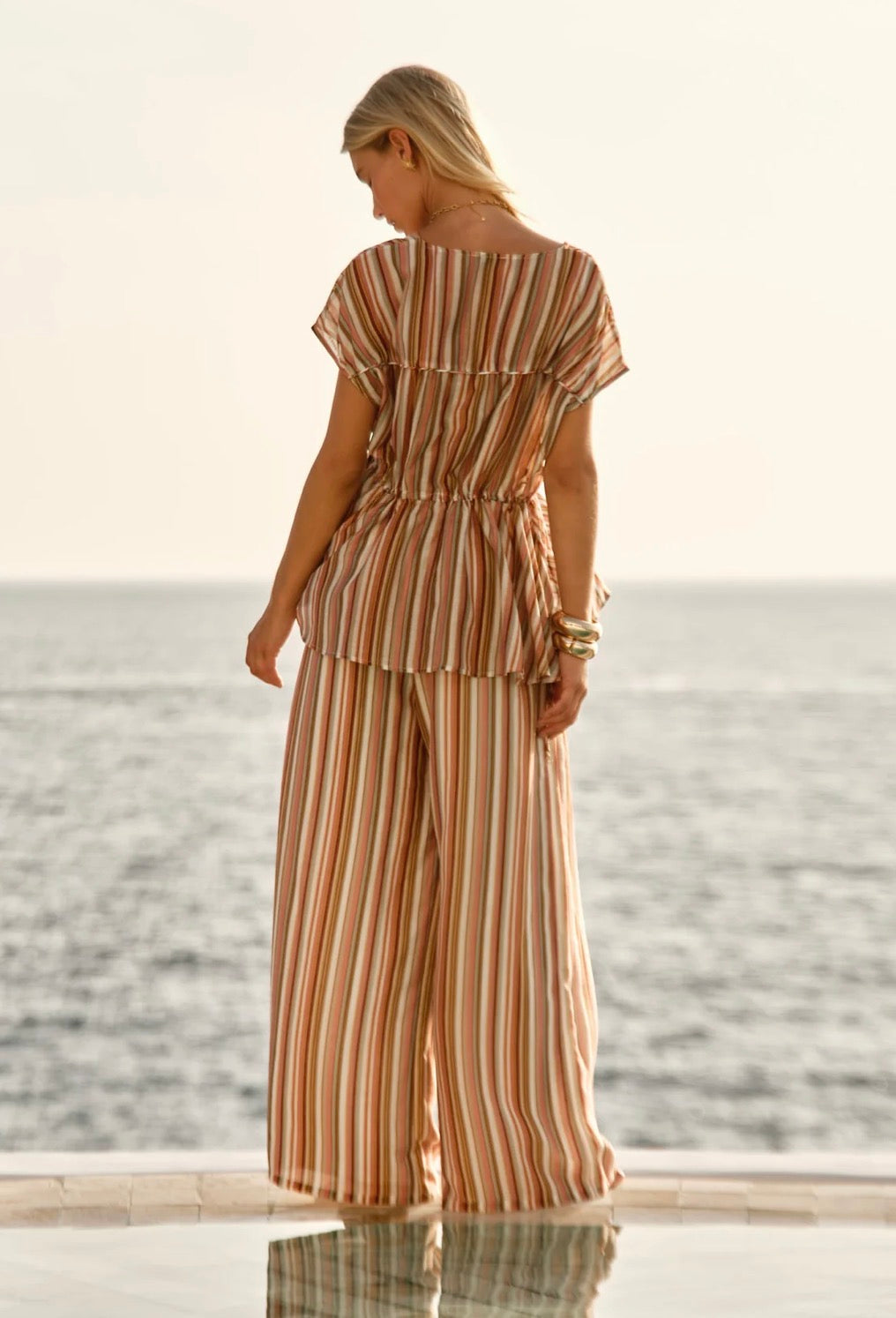 Ophelia Top Sandbar Stripe