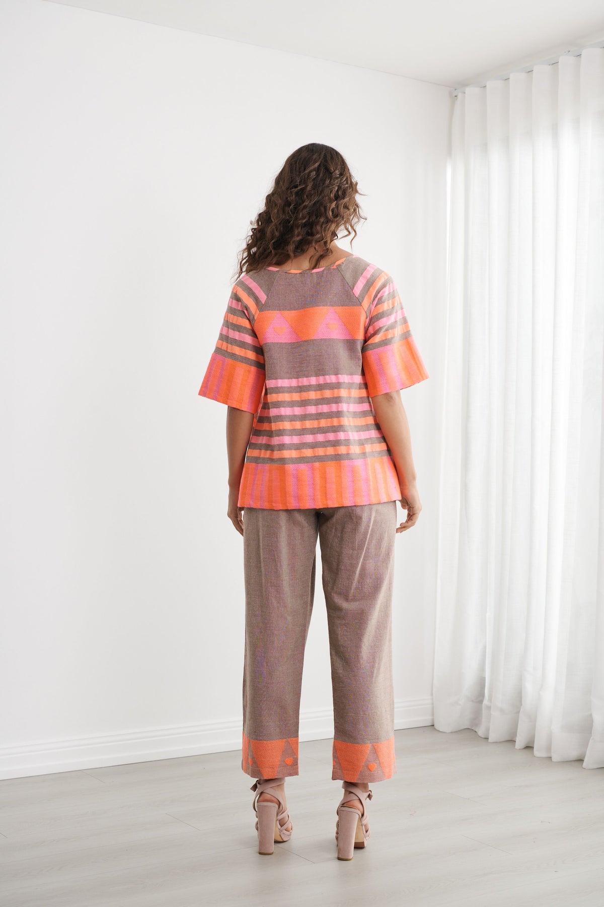 Caju Neon Handloom Blouse