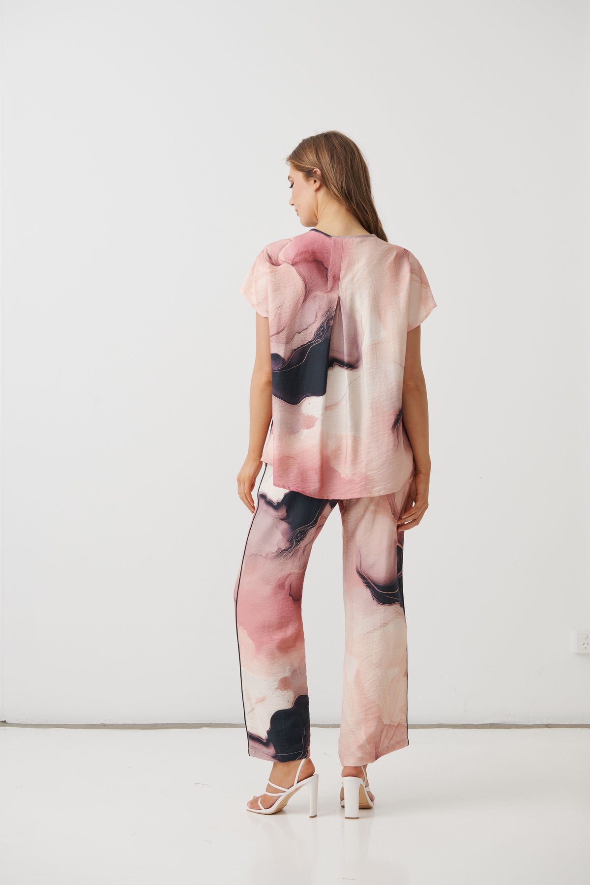 Holmes & Fallon Desert Mirage Blouse Pink
