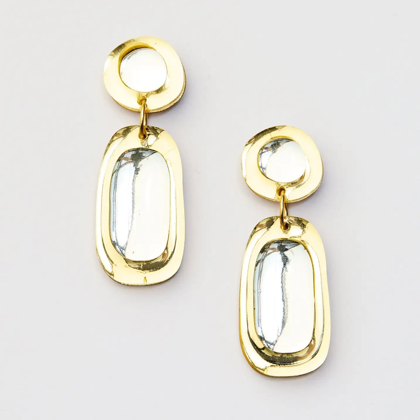 Jelly Drop Earrings- Gold / Silver