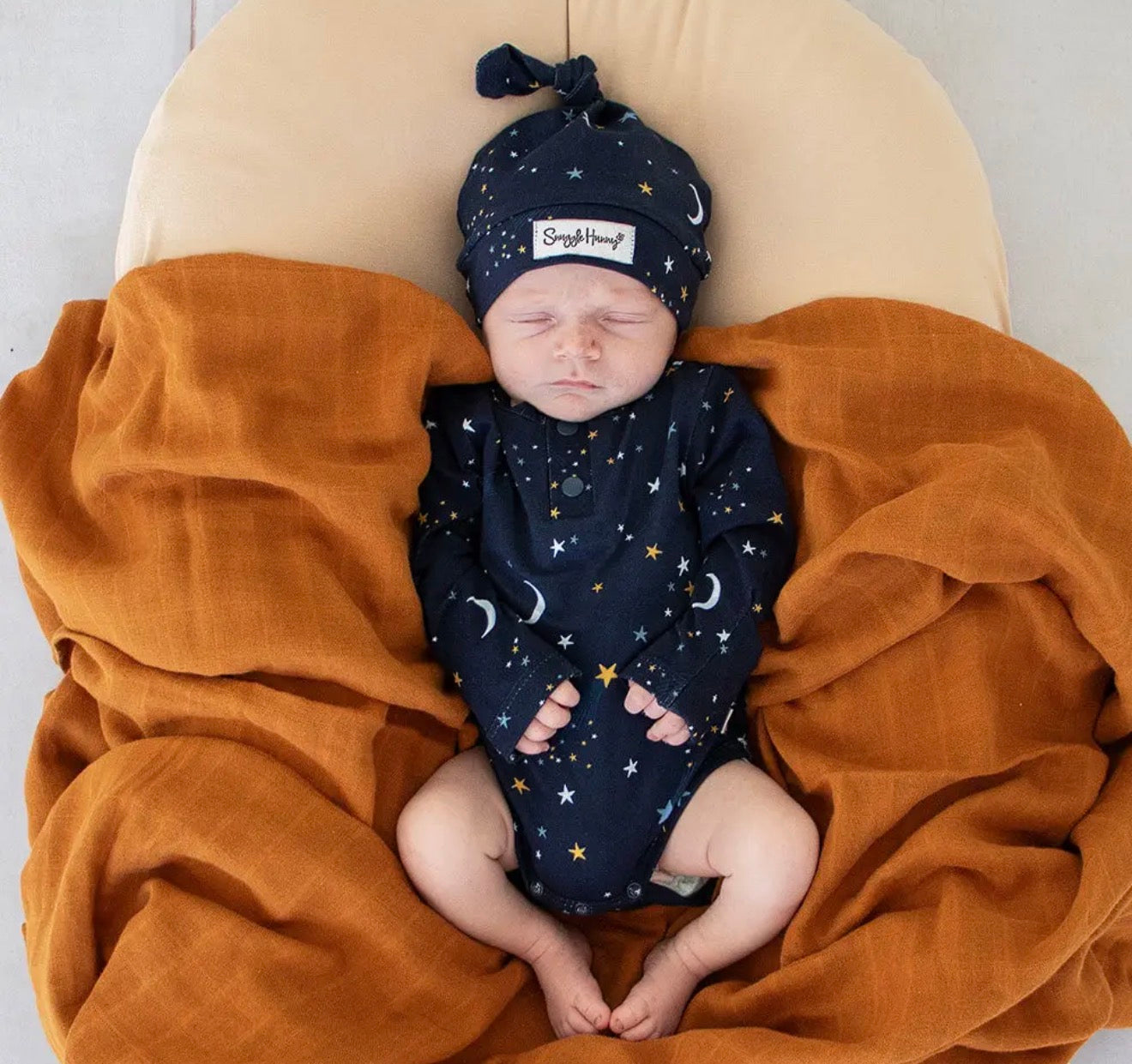 Starry Night Long Sleeve Bodysuit