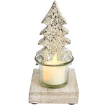 Tree Tealight Holder - Champagne