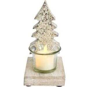 
            
                Load image into Gallery viewer, Tree Tealight Holder - Champagne
            
        