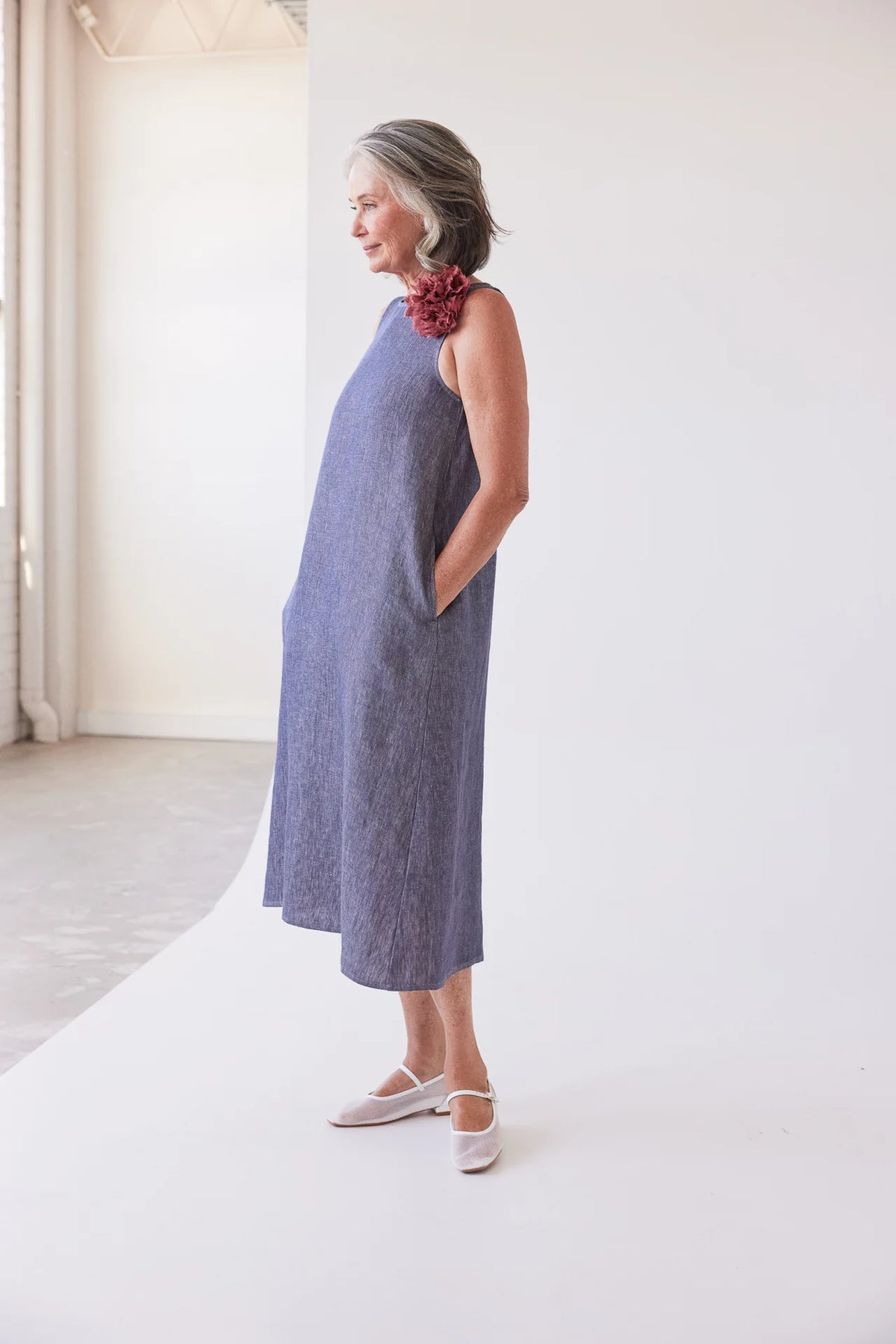 Eva’s Sunday Asher Dress - Dusty Denim