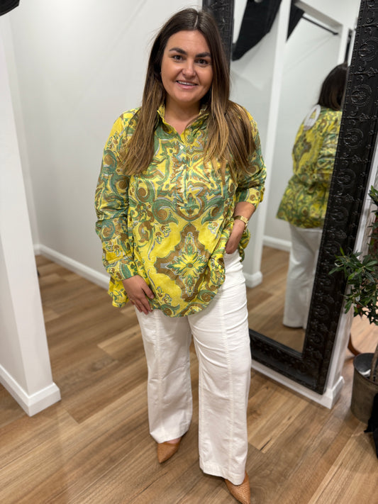 Printed Swing Blouse