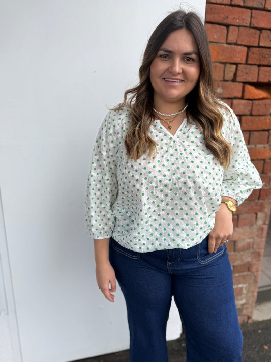 Get Dotty Top- Elm