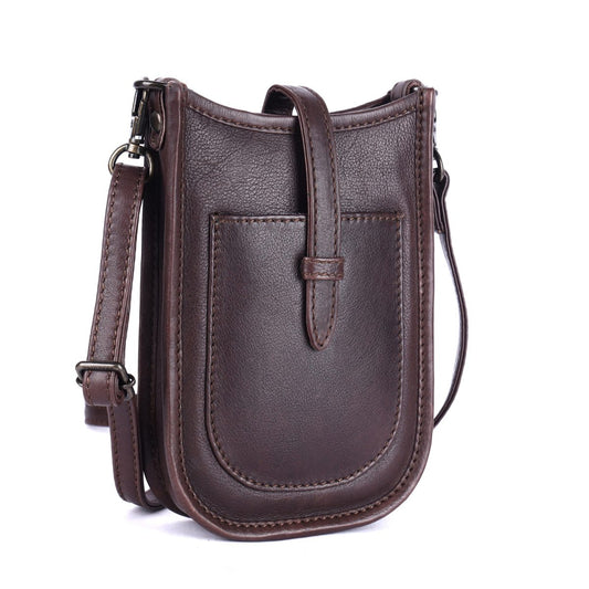 Anise Phone Bag- Brown