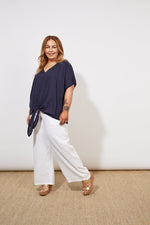 Tropicana Tie Top - Marine