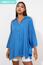 Tanna Shirt - Cobalt
