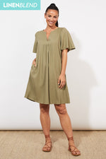 Tanna Dress - Khaki