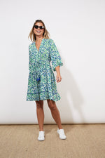Lamu Tie Dress - Savanna Blue