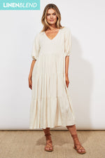 Tanna Tiered Maxi - Sand