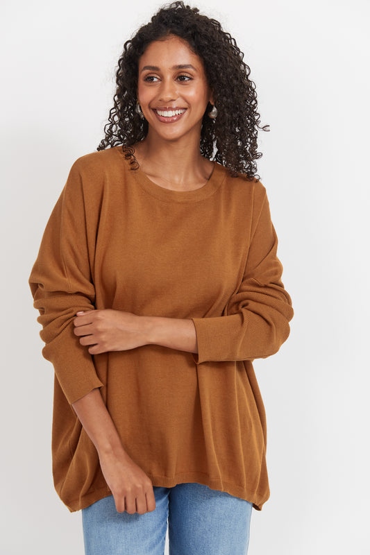 Haven Jumper- Tan
