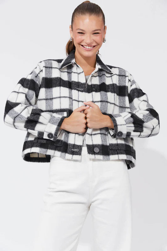 Daytona Crop Jacket- Kohl