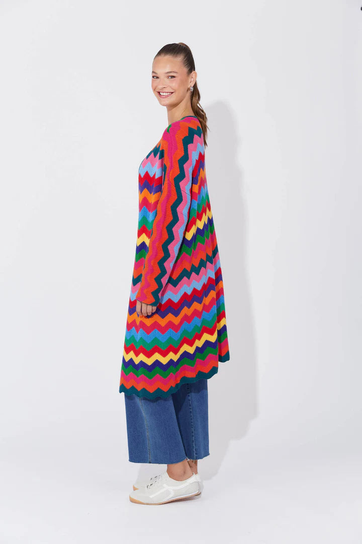 Marrakesh Cardigan - Rainbow