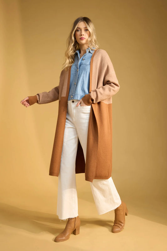 Cyprus Cardigan Sand/Dune- One Size