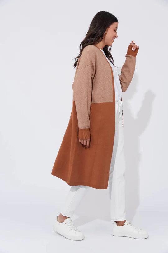 Cyprus Cardigan Sand/Dune- One Size
