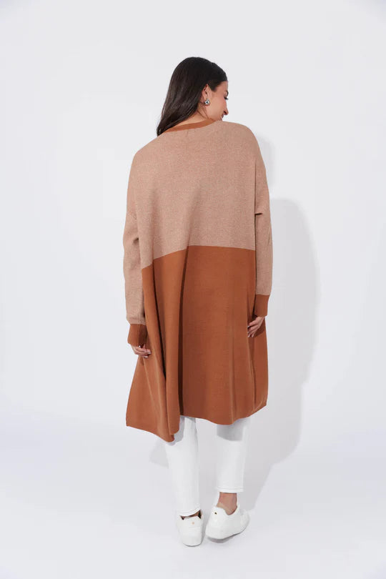Cyprus Cardigan Sand/Dune- One Size