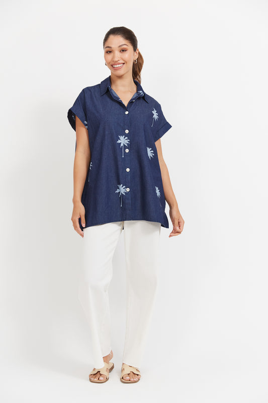 Montego Denim Shirt- Indigo