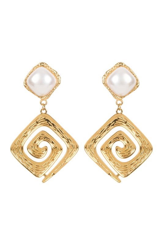 Bahama Pearl Earrings - Cascade