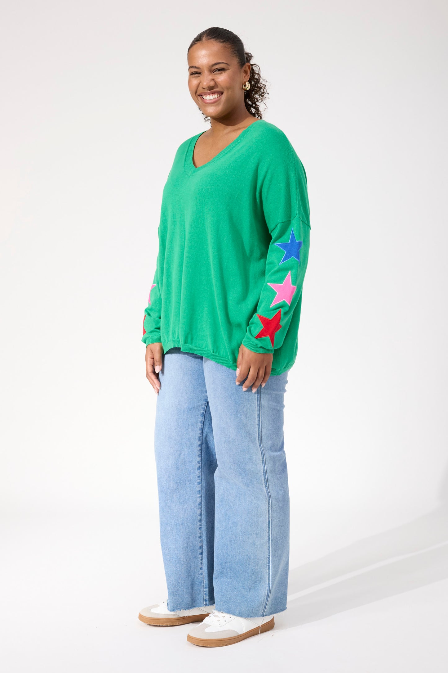 Vermont Star Jumper - Green