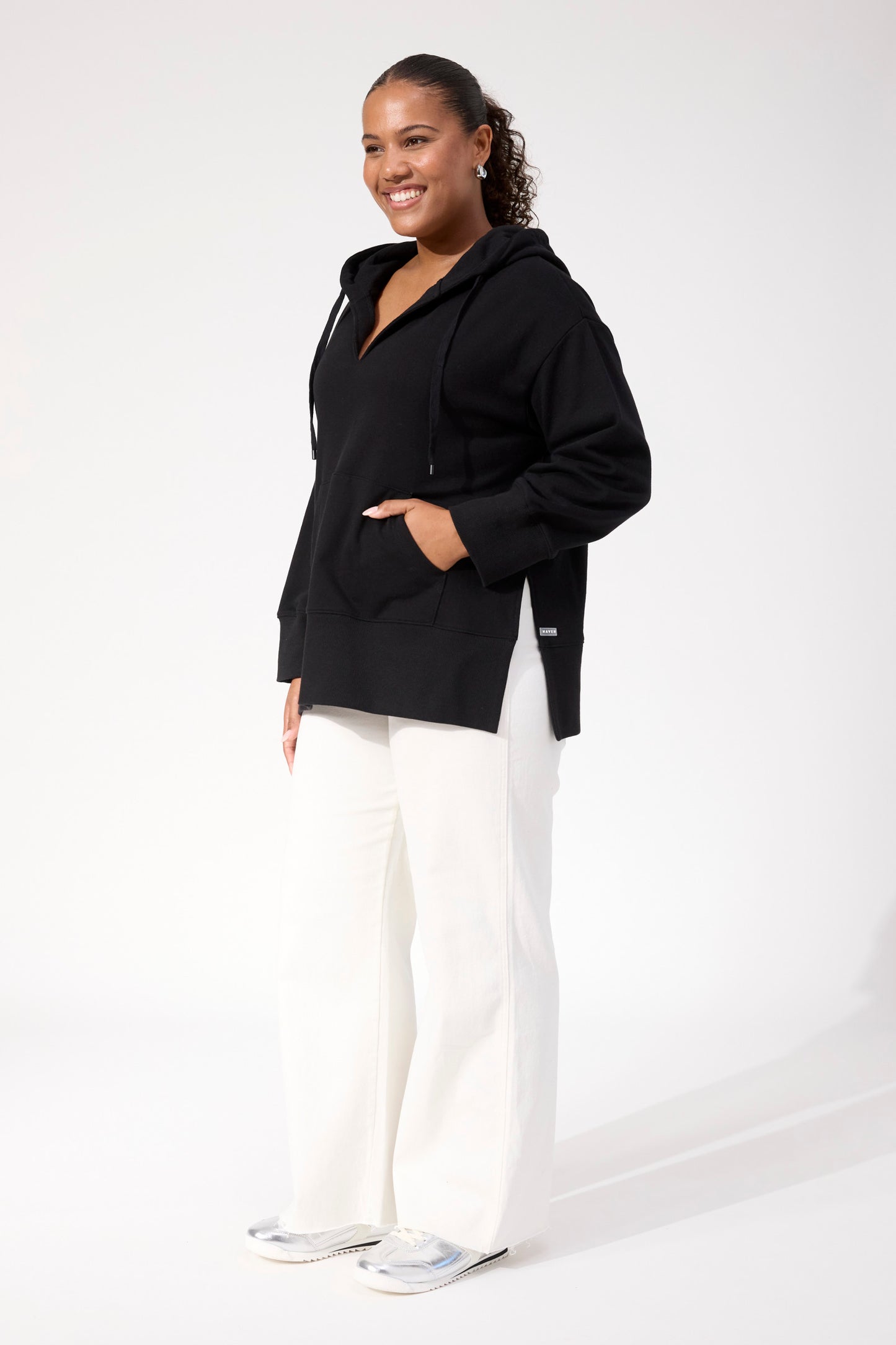 Boston Sweat Hoodie - Black