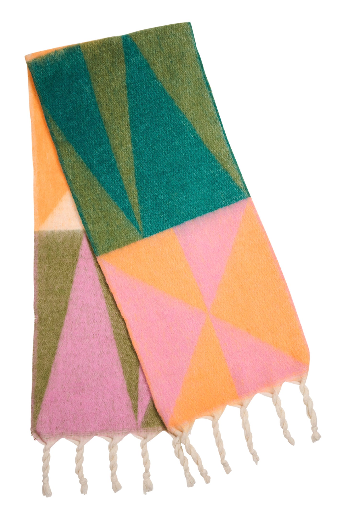 Valenza Triangle Scarf- Orange