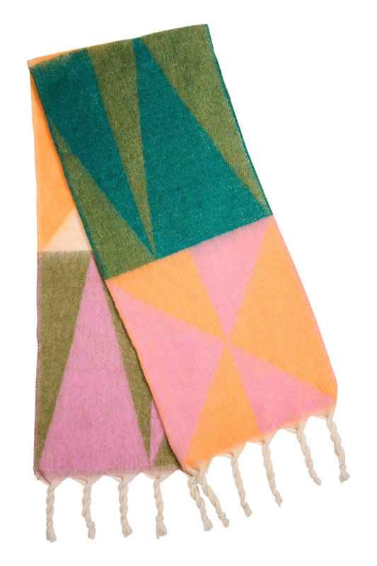 Valenza Triangle Scarf- Orange