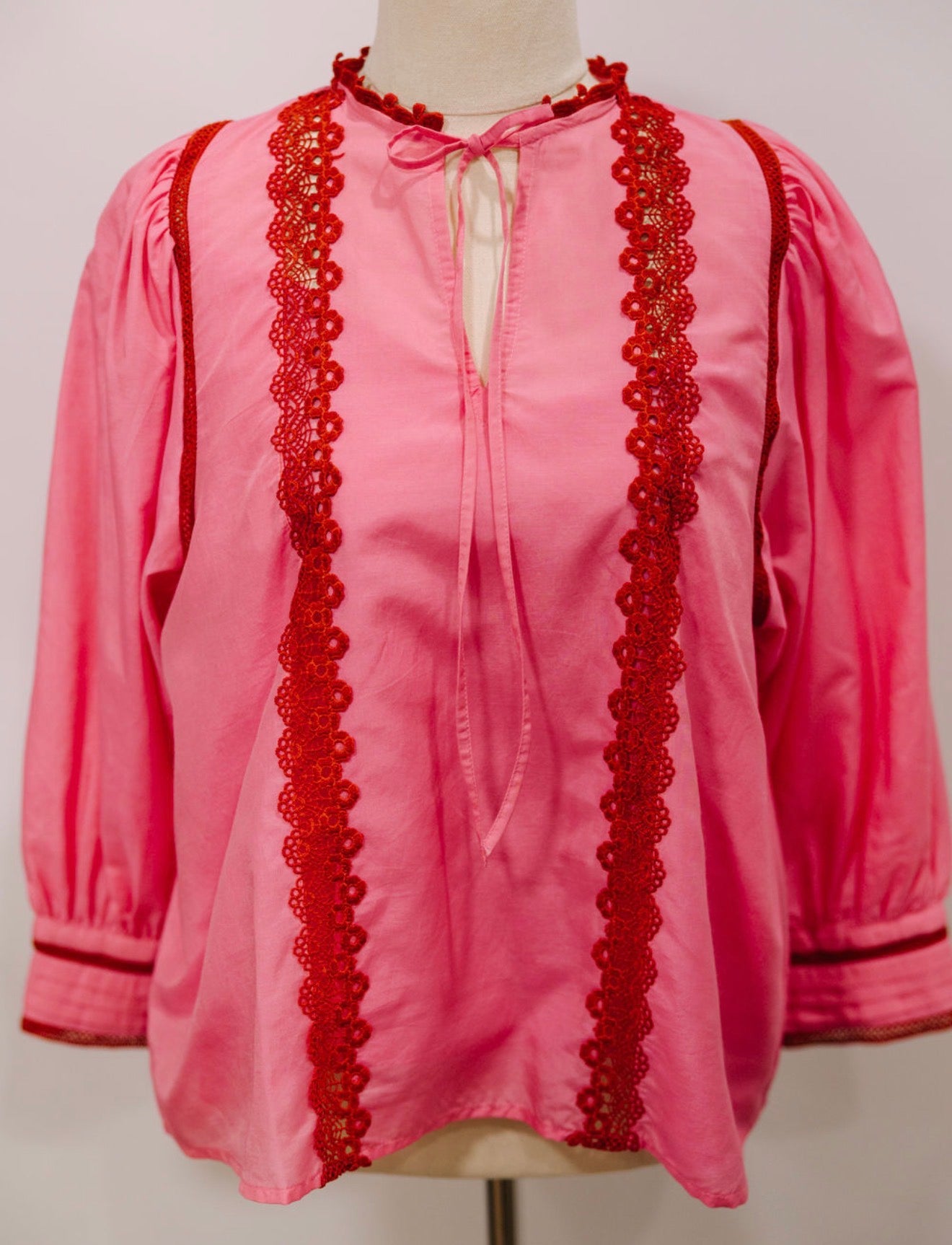 Emily Love Lock Anya Blouse Thrift Pink