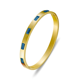 
            
                Load image into Gallery viewer, Allure Bangle - Dark Blue
            
        