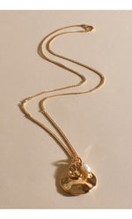 Adorne Long Pearl Cluster Necklace - Gold